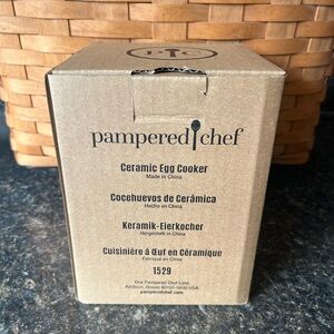 Pampered Chef Ceramic Egg Cooker